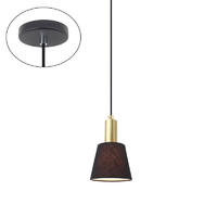 Modern Style Fabric Lamp Shade Single Head Pendant Light M10036