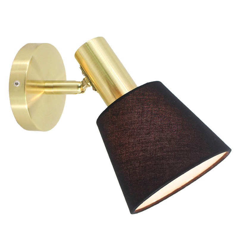 Modern Style Black Fabric Lamp Shade Series Mini Wall Lamp M40015