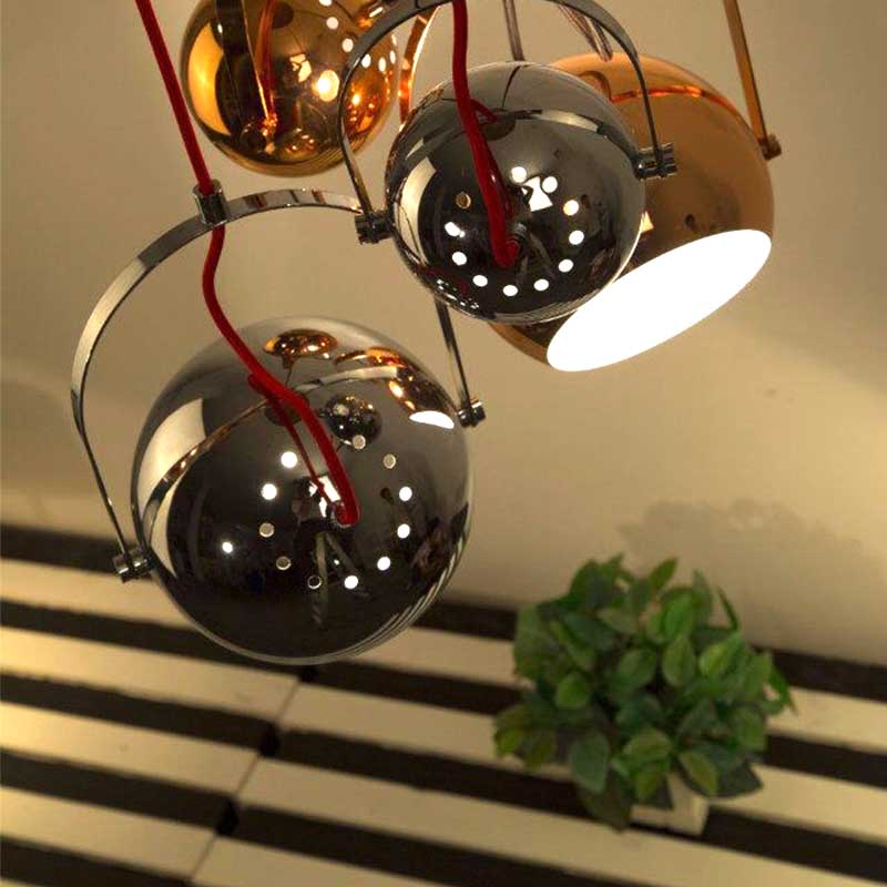 Modern Design Fancy Copper shade with White Inner Finish Pendant Light M10552