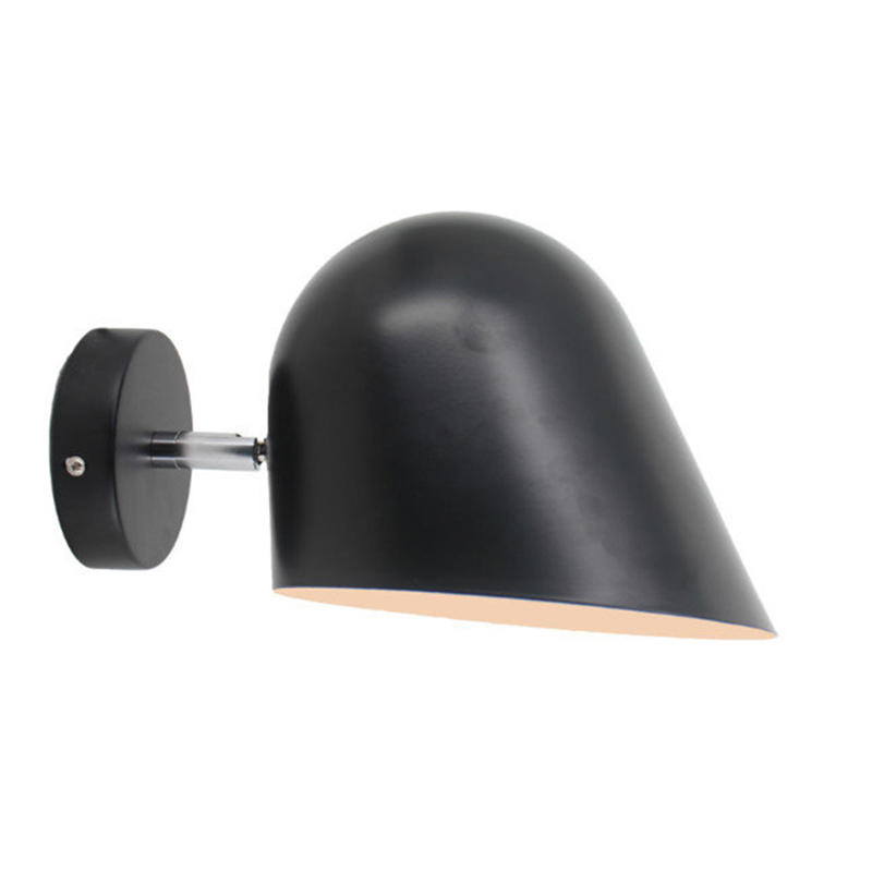 Adjustable Minimalism Design Black Iron Lamp Shade Wall Sconce M40021