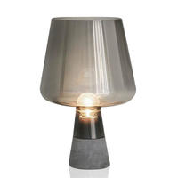 Contemporary Design Cement Base Wine Glass Table Lamp M20047