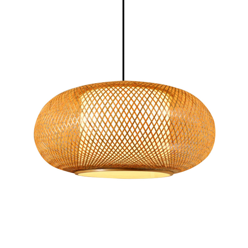 Chinese Traditional Lantern Bamboo Pendant Light for Restaurant M10903
