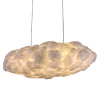 Large Postmodern Design Floating Cotton Cloud Pendant Chandelier Shopping Mall Hotel Lobby M11019