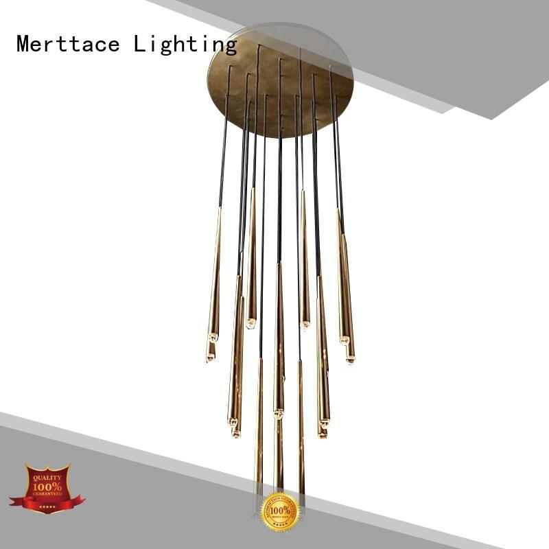 Merttace hanging pendant light fixtures factory for hotel